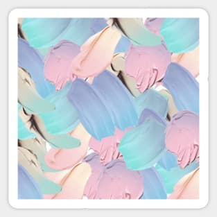 Pastel paint pattern Sticker